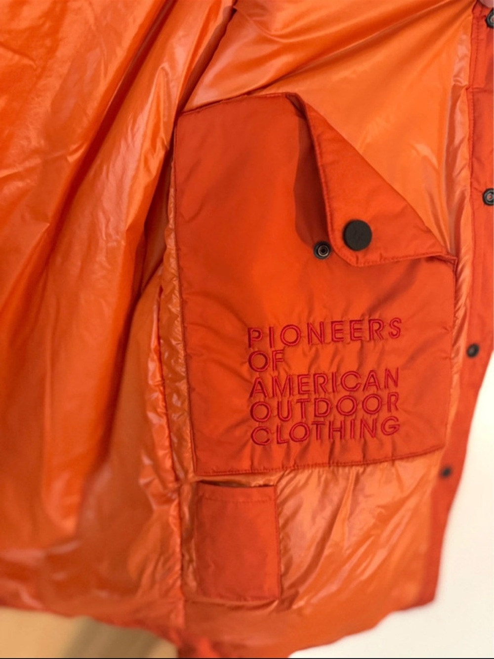 Holubar Men’s Orange Outdoor Jacket – Vintage Style - Picture 6 of 7